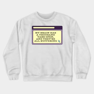 Infj Buffering Brain Crewneck Sweatshirt